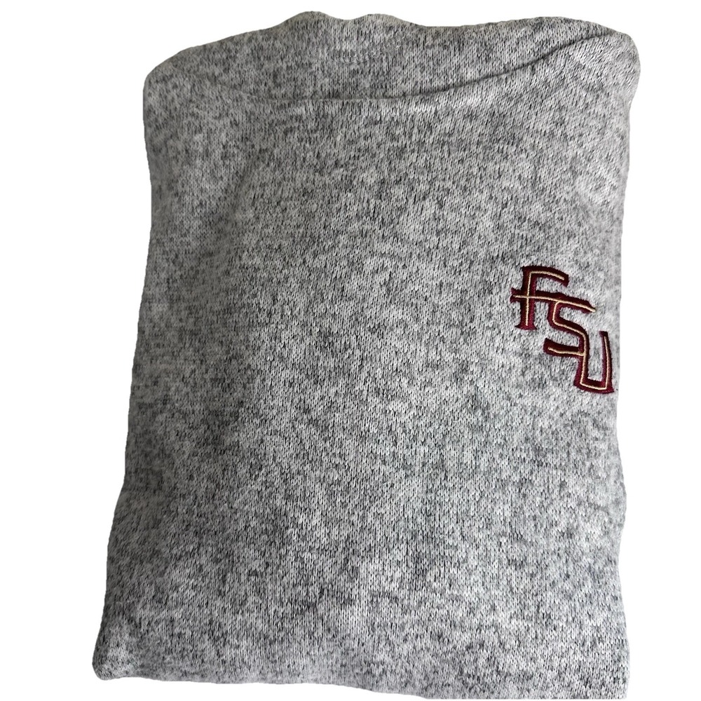 Florida State University Seminoles Hoodie Womens M Pullover Ribbed FSU Sweater - Picture 8 of 10